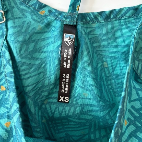 Kuhl  Lucie Geometric Print Sleeveless Dress XS Blue - Picture 8 of 11